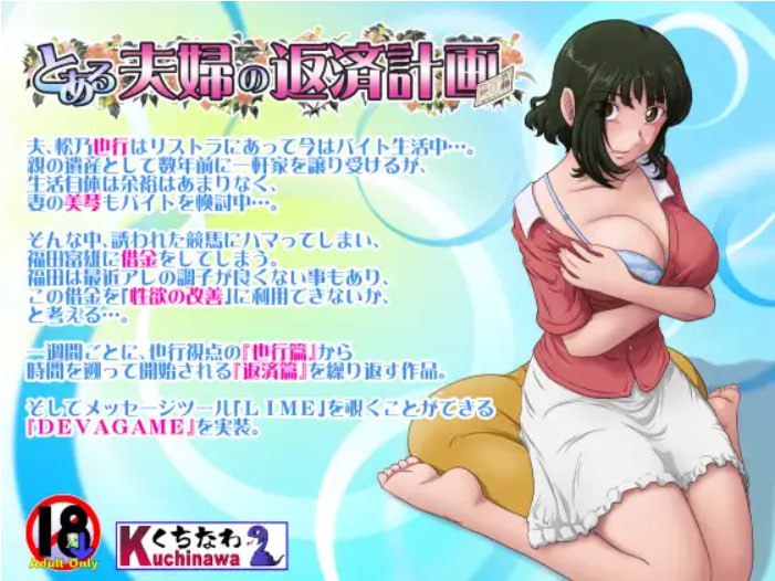 【PC-社保SLG/绿帽/汉化】某对夫妻的还款计划 とある夫妻の返済计划 V2.08  【大小660M】-ACG公社